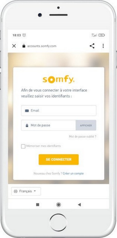 Connect your Somfy TaHoma account to IFTTT